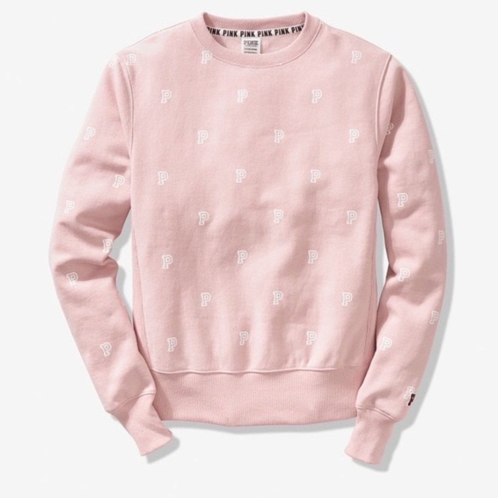 Pink crew neck